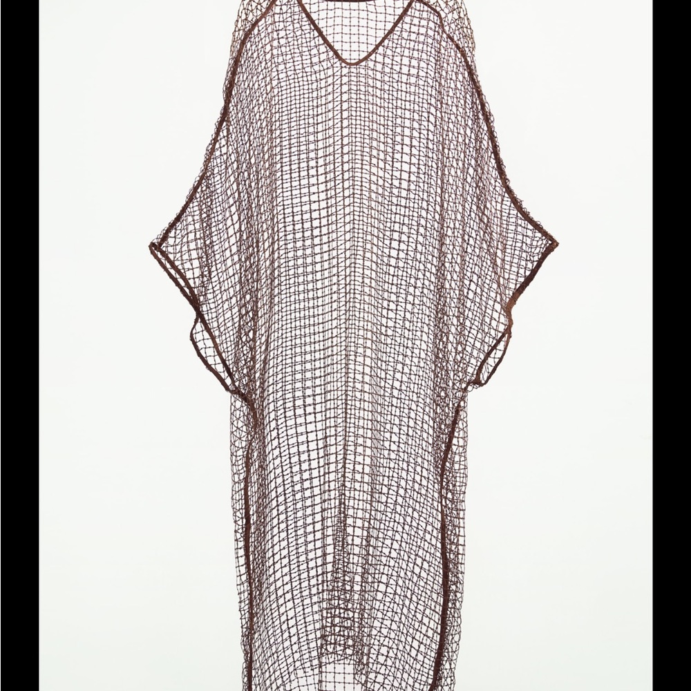 Zara sequins mesh kaftan dress - Picture 7 of 11